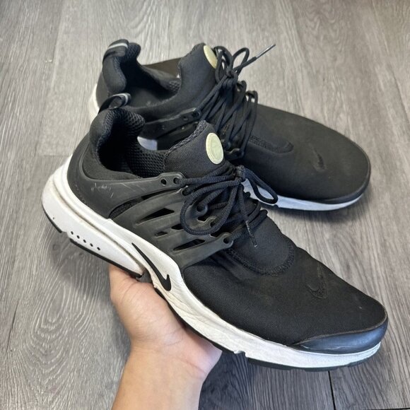 Nike Air Presto Essential Running Shoes Black/White 848187-009 Men's Size 12